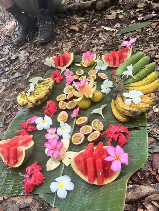 Petit déjeuner dans la jungle